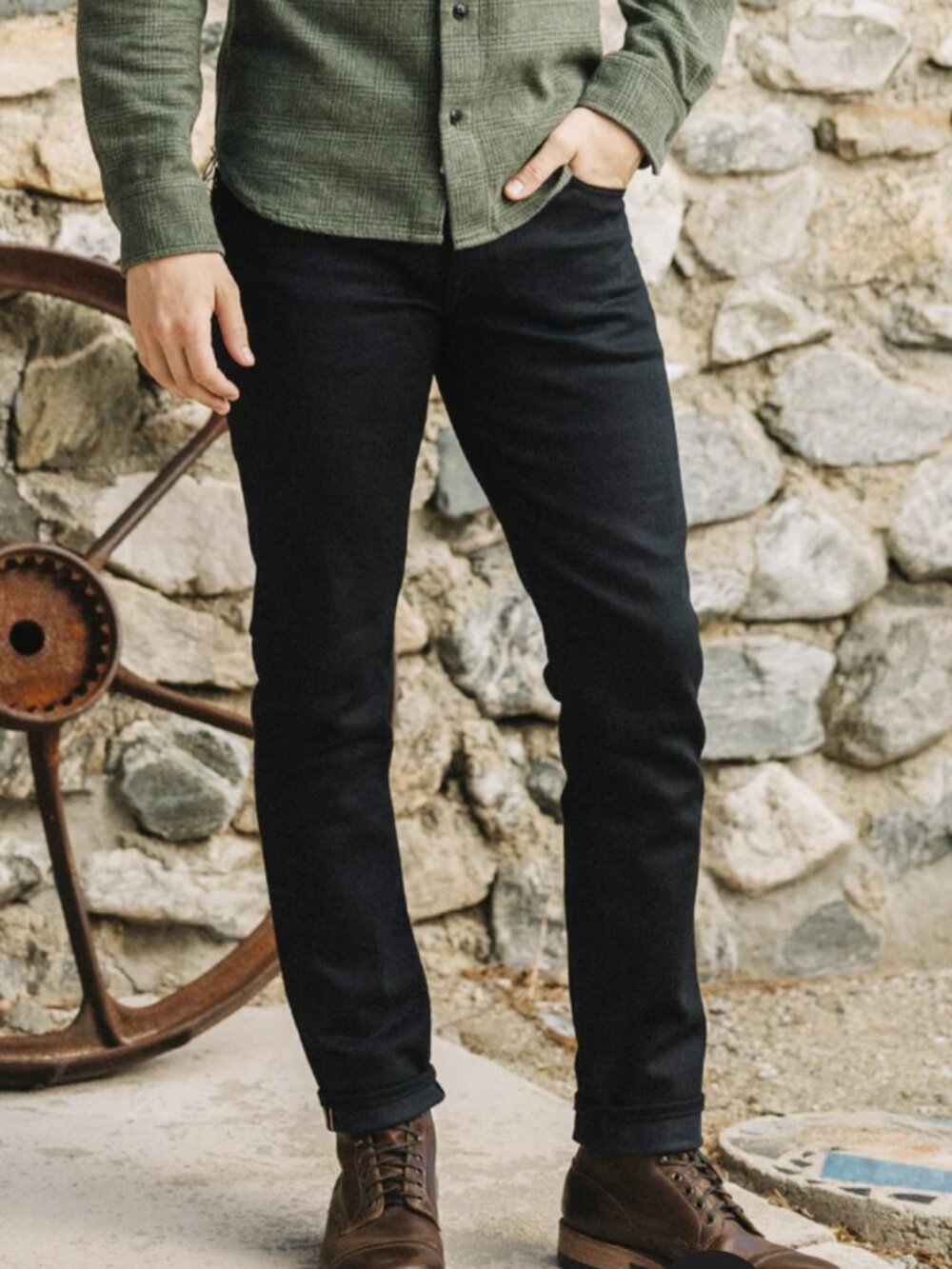 Hiroshi Kato THE PEN SLIM - BLACK RAW 10.5 OZ SELVEDGE SIZE 30 NWT$ 248